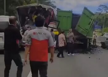 Kecelakaan Beruntun di Tol Cipularang KM 97, Truk Mundur Tak Kuat Menanjak