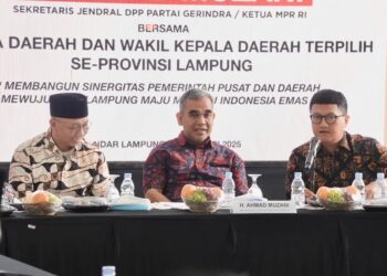 Muzani ke Kepala Daerah Gerindra di Lampung: Jangan Korupsi, Fokus Layanin Rakyat