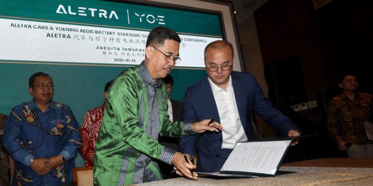 ALETRA Gandeng Zhejiang Yoening Technology Group untuk Pengembangan Kendaraan Listrik Berbasis Komponen Lokal
