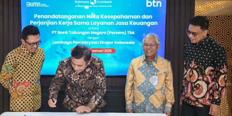 BTN Dukung LPEI Perkuat Ekspor Nasional