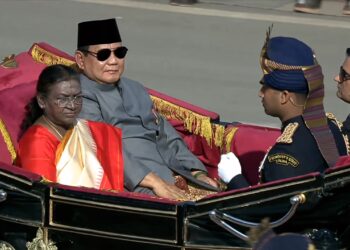 Prabowo Subianto Hadiri Parade Hari Republik India: Momen Bersejarah dan Bangga Sambut Kontingen Indonesia