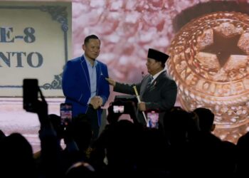 Presiden Prabowo Hadiri Kongres ke-VI Partai Demokrat, Ucapkan Selamat ke AHY dan SBY