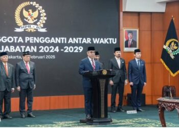 Ketua MPR RI, Ahmad Muzani Memimpin Pelantikan dan Pengucapan Sumpah Jabatan Anggota MPR