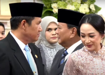 Presiden Prabowo Lantik Pimpinan BSSN di Istana Negara