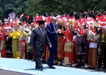 Vibes-nya kayak film banget, Momen Hangat Prabowo Sambut Erdogan di Istana Bogor