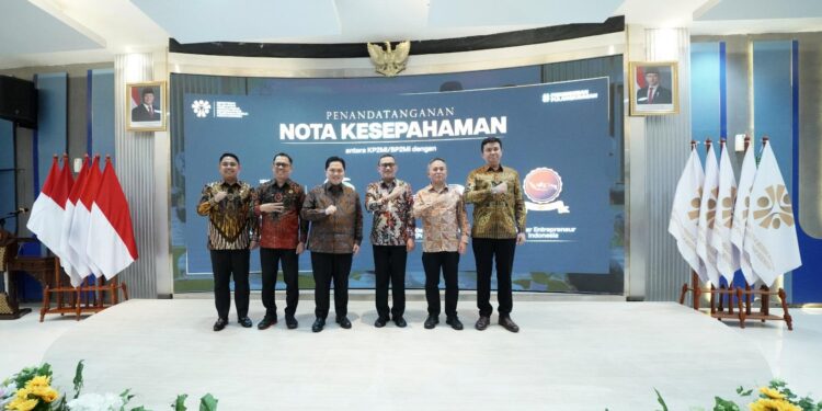 KemenP2MI Teken Kerjasama Pemberdayaan Pekerja Migran Indonesia dengan Kementerian BUMN-HAM, Garuda Indonesia Serta Kamar Entrepreneur