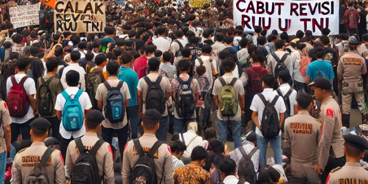 Gelombang Perlawanan! Mahasiswa & Rakyat Bergerak Tolak RUU TNI di DPR