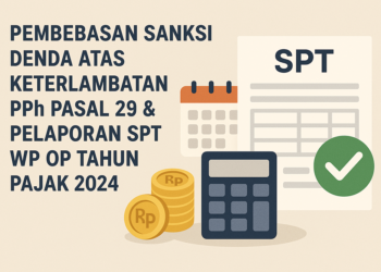 Pembebasan Sanksi Administratif bagi WP Orang Pribadi atas Keterlambatan Pembayaran PPh Pasal 29 dan Pelaporan SPT Tahun Pajak 2024
