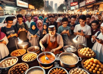 lapak takjil viral, Non Muslim Ikut Beburu