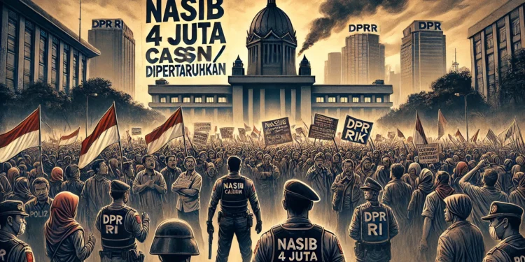 Demo Besar di Jakarta! Ribuan CASN & PPPK Turun ke Jalan: “Nasib Kami Dipertaruhkan