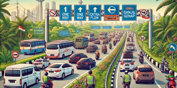 Aturan One Way, Contra Flow, dan Ganjil Genap Saat Mudik Lebaran 2025