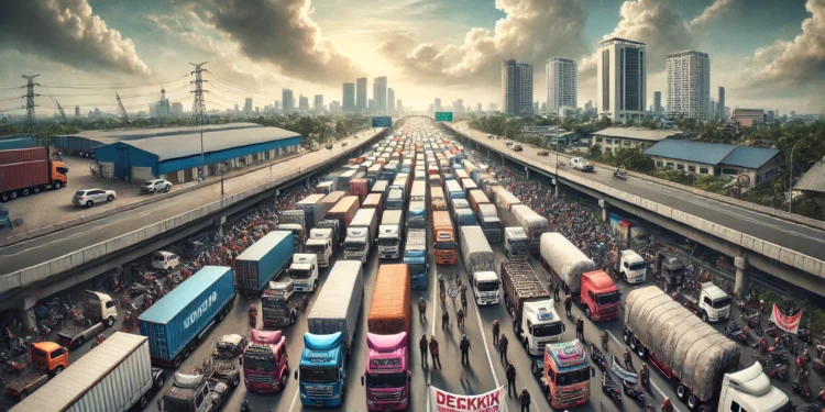 Besok Pengusaha Truk Gelar Aksi Mogok: Protes Pembatasan Angkutan Barang Lebaran