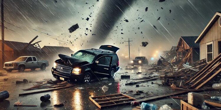 Koja Panik! Puting Beliung Ngamuk Saat Sahur, Warga Berhamburan