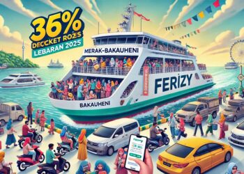 Diskon 36% Tiket Kapal Merak-Bakauheni