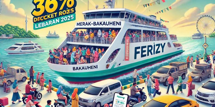 Diskon 36% Tiket Kapal Merak-Bakauheni