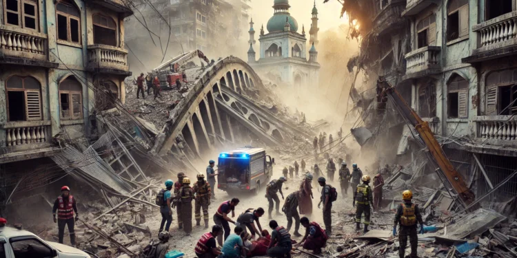 Gempa Dahsyat Guncang Myanmar: 25 Tewas, Puluhan Hilang