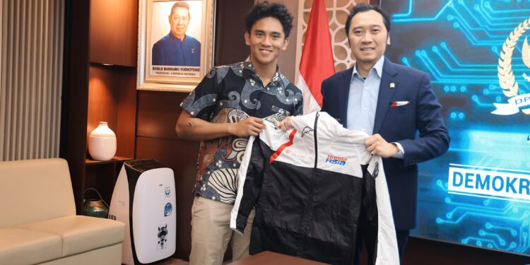 Doakan Pembalap Mario Aji di Moto2, Ibas: Kibarkan Merah Putih Hingga Garis Finish