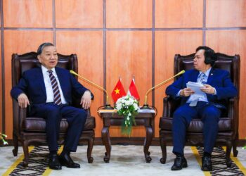 Ketua DPD RI Sultan B Najamuddin Terima Kunjungan Sekjen Partai Komunis Vietnam H.E To Lam di Senayan