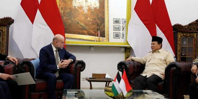 Prabowo Terima Utusan Khusus Palestina, Bahas Situasi Terkini di Gaza