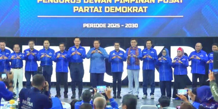 AHY Umumkan Susunan Pengurus DPP Partai Demokrat 2025-2030, SBY Kembali Pimpin Majelis Tinggi