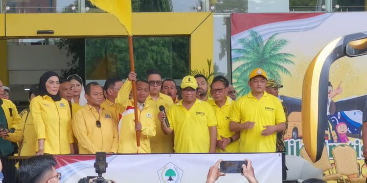 Golkar Berangkatkan 1.000 Pemudik! Bahlil Ingatkan: Pastikan Rumah Aman Sebelum Berangkat