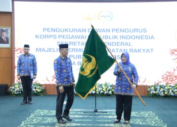 Pengukuhan Dewan Pengurus Korpri MPR RI, Siti Fauziah : Kami Siap Memajukan  Korpri MPR Untuk Memperkuat Bangsa dan Negara