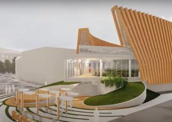 Paviliun Megah Bak Kapal Raksasa Siap Pukau Dunia di World Expo 2025 Osaka