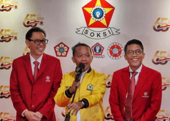 Bahlil Serukan Soliditas SOKSI, Singgung Misbakhun Calon Ketum 2025–2030 di Munas XII
