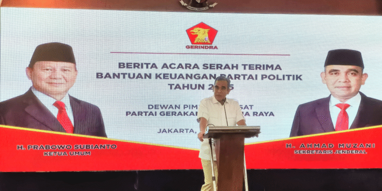 Gerindra Terima Dana Parpol Rp20 Miliar: Untuk Dukung Operasional & Pendidikan Politik