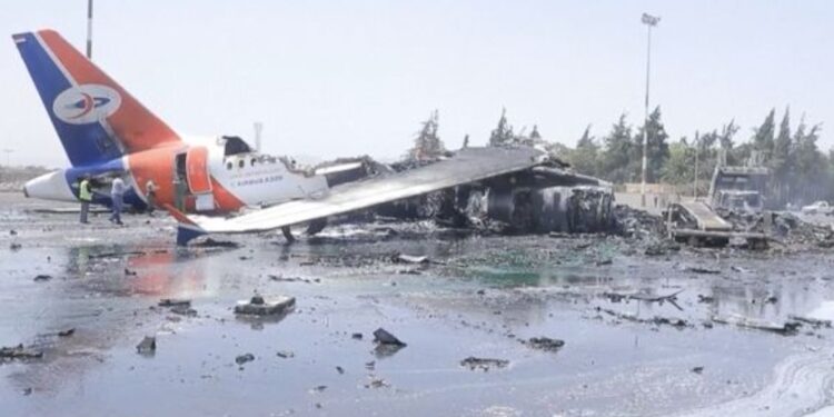 Pesawat Jemaah Haji Dirudal Israel, Semua Hangus-Tinggal Puing