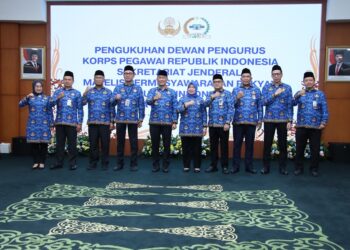 Pengukuhan Dewan Pengurus Korpri MPR RI, Siti Fauziah: Kami Siap Memajukan Korpri MPR Untuk Memperkuat Bangsa dan Negara