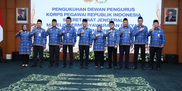 Pengukuhan Dewan Pengurus Korpri MPR RI, Siti Fauziah: Kami Siap Memajukan Korpri MPR Untuk Memperkuat Bangsa dan Negara
