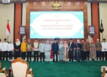 Halalbihalal Keluarga Besar Setjen MPR RI, Siti Fauziah: Tradisi Penting untuk Menjalin dan Mempererat Silaturahmi