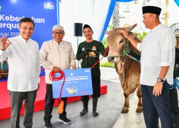 Tebar Keberkahan Idul Adha, BTN Sumbangkan 587 Hewan Kurban