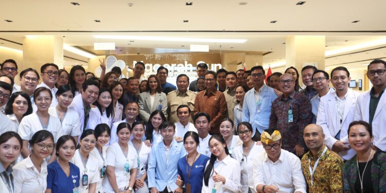 Resmikan NSWAC di Bali, Prabowo: Perkuat Ekonomi dan Bisa Tarik Pasien Luar Negeri