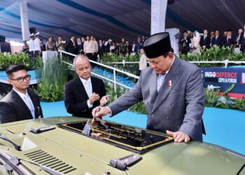 Gagah! Prabowo Resmikan Rantis Listrik Maung MV3 EV ‘Pandu’ Produksi PT Pindad