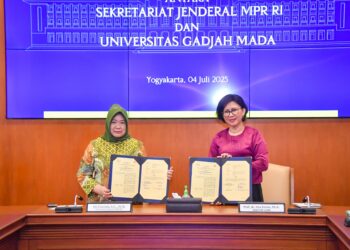 Sekretariat Jenderal MPR RI dan UGM Jalin Kerja Sama Penguatan Kajian Ketatanegaraan