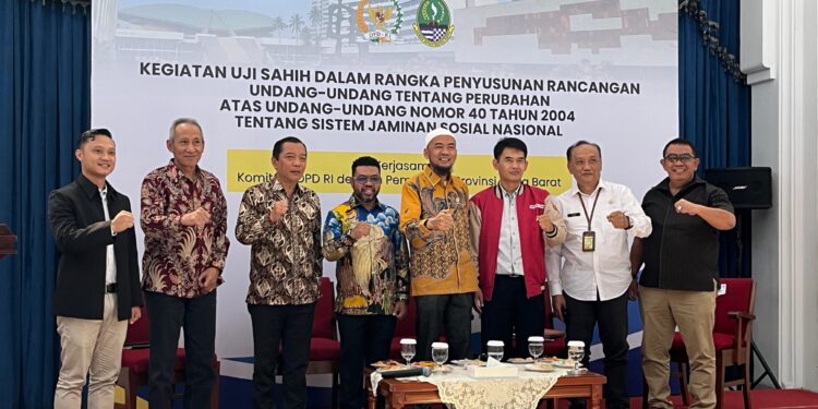 Komite III DPD RI melakukan Uji Sahih Revisi UU SJSN di Pemprov Jabar