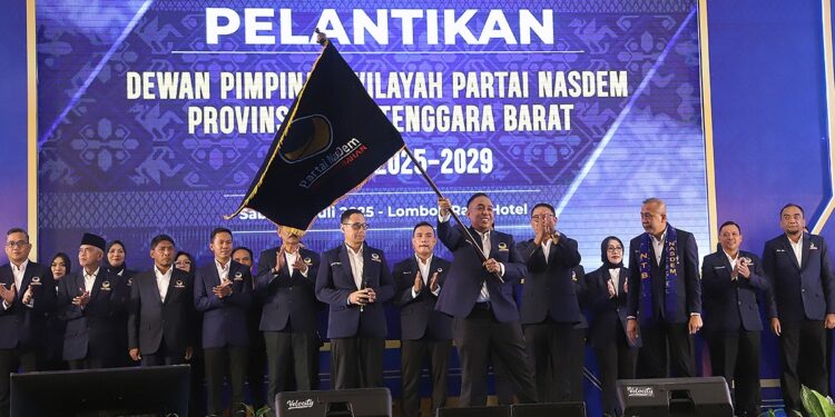 Usai Dilantik Jadi Ketua Nasdem NTB, Saan Mustopa Sampaikan Pesan Khusus Surya Paloh untuk Mori Hanafi