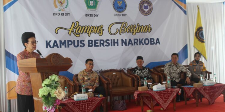 GKR Hemas Soroti Bahaya Narkoba Di Kalangan Pemuda Dan Dukung Kampus Bersinar