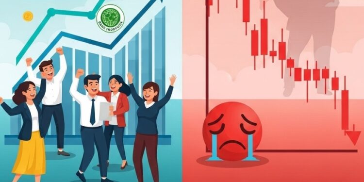Ketika Kemenkeu dan BI Bersulang Ria Disiram Inflow, Bursa Efek Indonesia Memeluk Grafik Merah di Pojokan Sambil Mainkan Lagu Galau