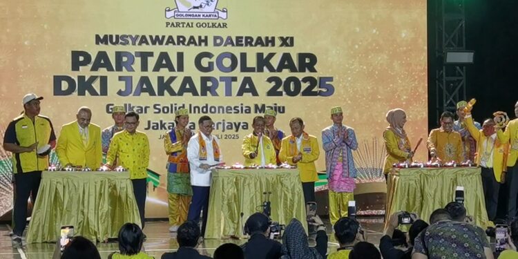 Bahlil Lahadalia Buka Musda XI Golkar DKI, Ahmed Zaki Iskandar Calon Tunggal Ketua DPD