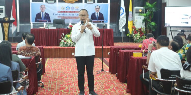 Di Kampus Unsrat Manado, Eddy Soeparno Dengarkan Aspirasi Mahasiswa Untuk Kebijakan Lingkungan