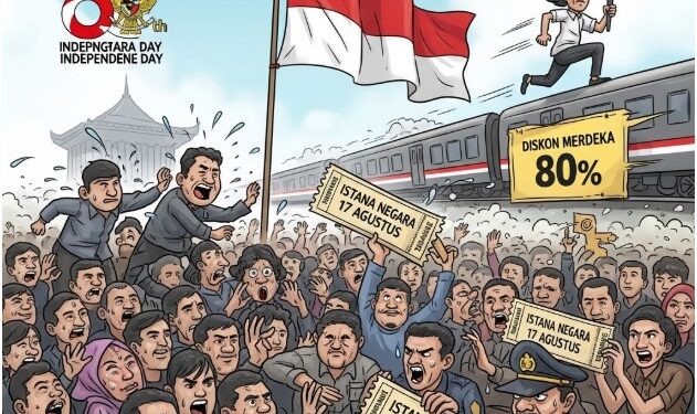 Belum 3 Jam! Tiket Upacara 17-an Bareng Prabowo-Gibran Ludes! Rakyat Kayak Beli Tiket Konser BTS