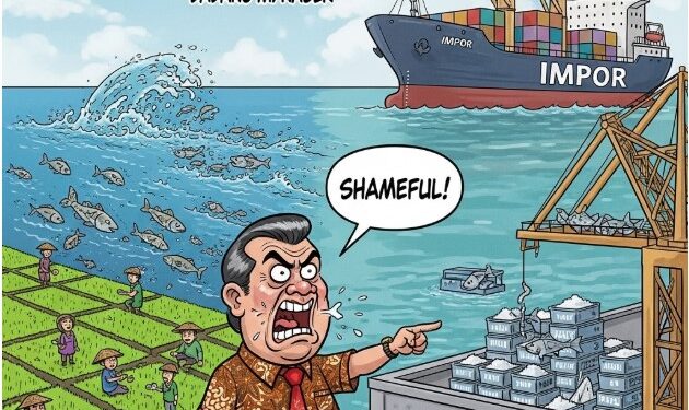 Ikan dari Cina, Garam dari Inggris, Beras dari Thailand, Ini Negara Apa Warung Sembako?