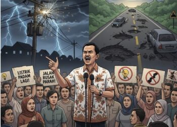 Listrik Mati, Jalan Rusak, Rakyat Aceh Timur Menjerit! Irsan Gading Siap ‘Gertak’ PLN Langsung