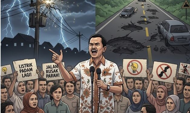 Listrik Mati, Jalan Rusak, Rakyat Aceh Timur Menjerit! Irsan Gading Siap ‘Gertak’ PLN Langsung