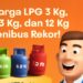 Harga LPG 3 Kg, 5,5 Kg, dan 12 Kg Tembus Rekor