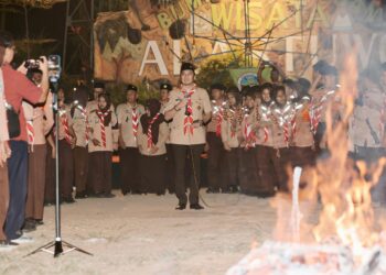 Hadiri Kemah Akbar di Magetan, Ibas: Pramuka Bentuk Karakter Unggul Berlandaskan Nilai Kebangsaan dan Dasa Darma