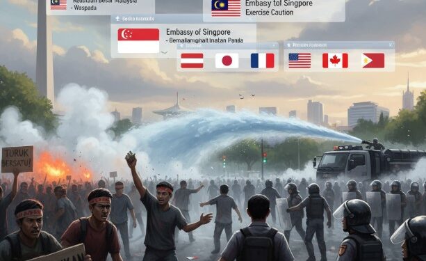 Sejumlah Negara Imbau Warganya Waspada di Tengah Gelombang Demo di Indonesia